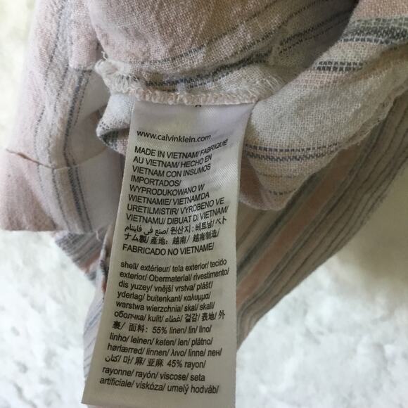 Calvin Klein Pink with Mixed-Striped Shorts - Picture 12 of 12